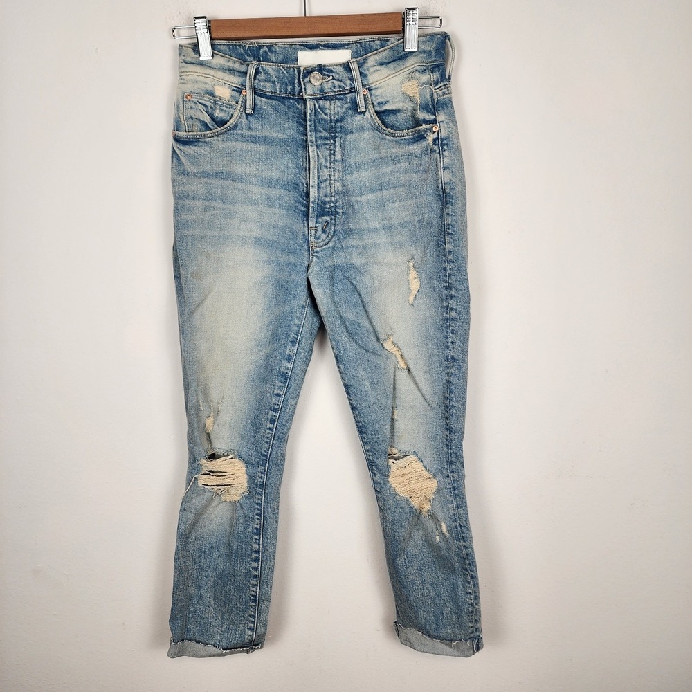 Mother Superior Super Stunner Ankle Say Amen Again Button Fly Jeans Women's 26